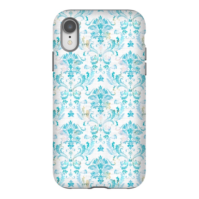 iPhone Xr StrongFit Demure Damask by gingerlique