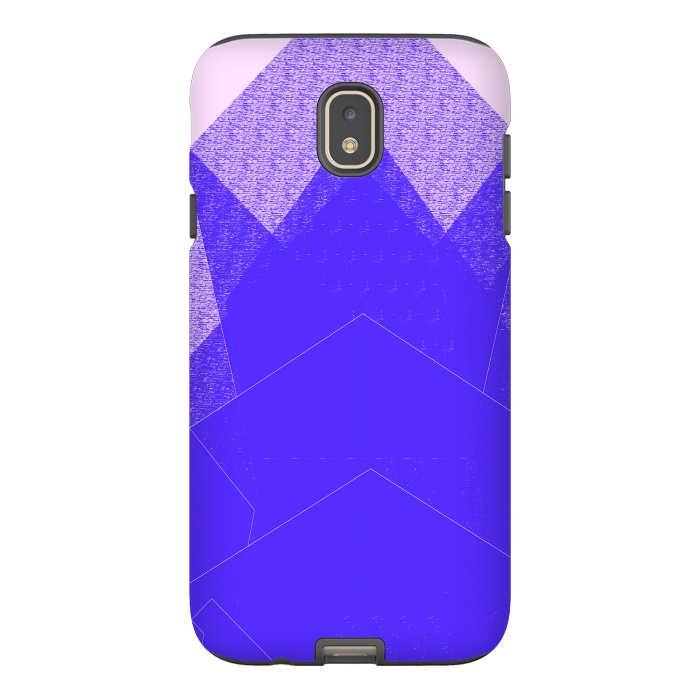 Galaxy J7 StrongFit Sunset Mountain Blue by ANoelleJay