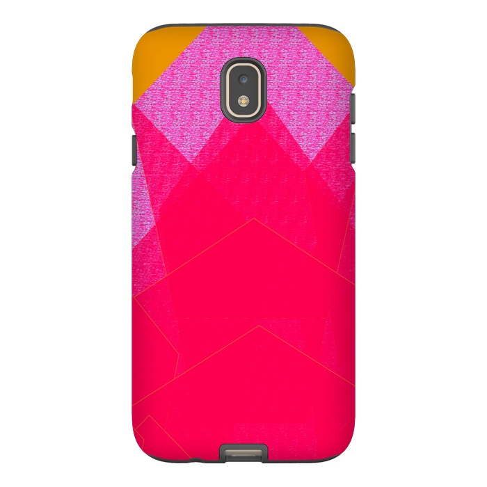 Galaxy J7 StrongFit Sunset Mountain fuschia by ANoelleJay