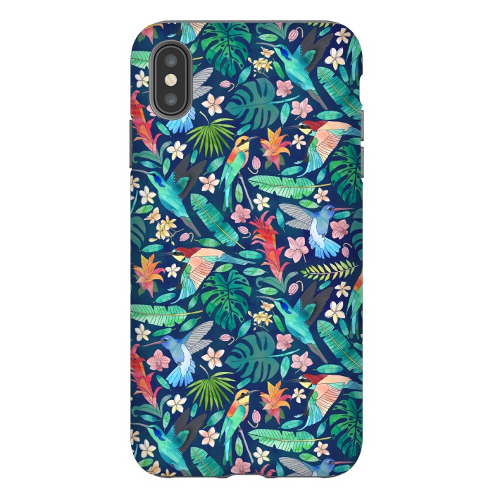 iPhone Xs Max StrongFit Birds In Bohemian Paradise by Tangerine-Tane
