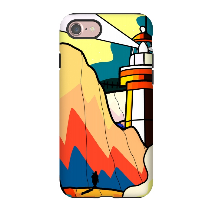 iPhone 7 StrongFit The lost lighthouse by Steve Wade (Swade)