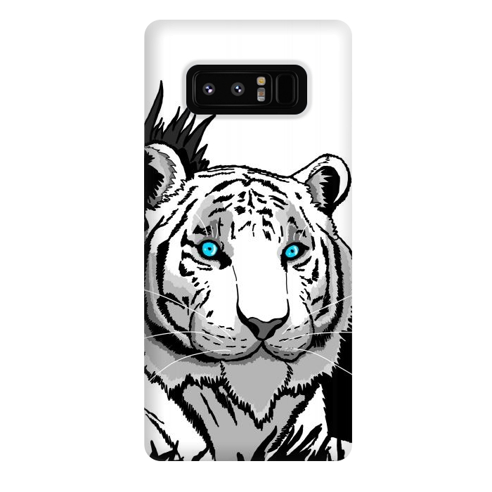 Galaxy Note 8 StrongFit The white tiger by Steve Wade (Swade)