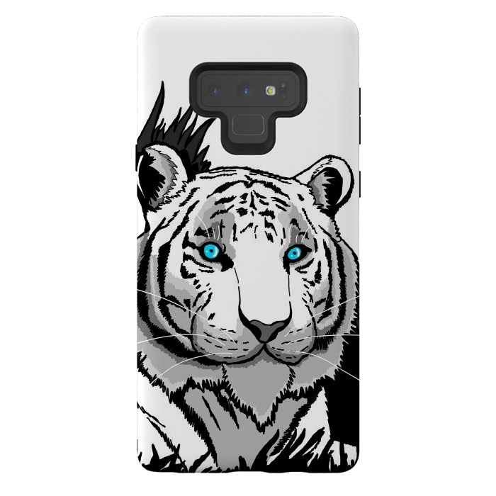 Galaxy Note 9 StrongFit The white tiger by Steve Wade (Swade)