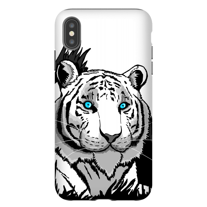iPhone Xs Max StrongFit The white tiger by Steve Wade (Swade)