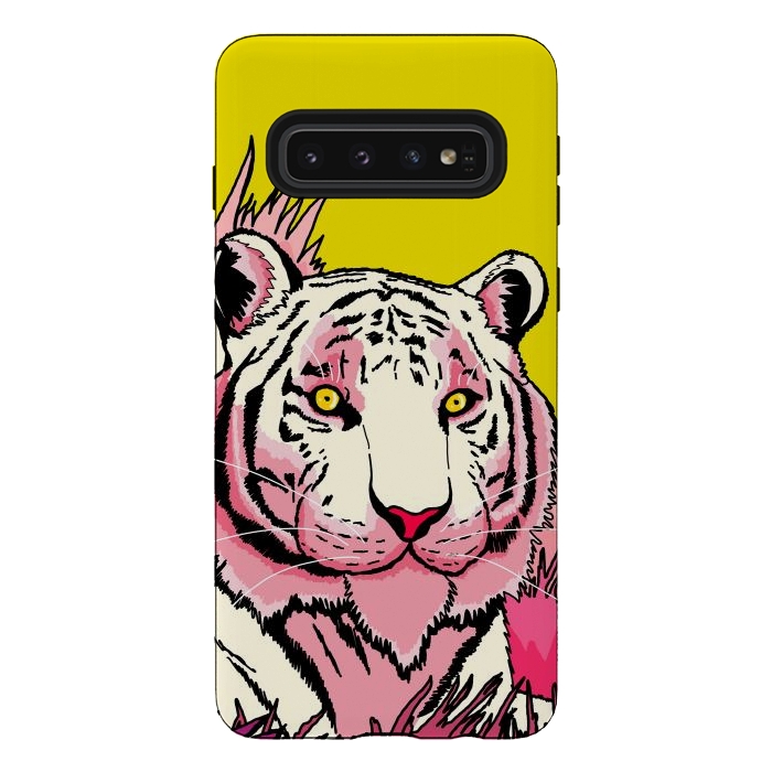 Galaxy S10 StrongFit The pink tone tiger by Steve Wade (Swade)