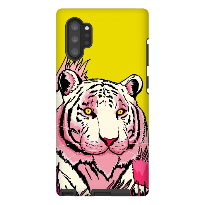 Galaxy Note 10 plus StrongFit The pink tone tiger by Steve Wade (Swade)