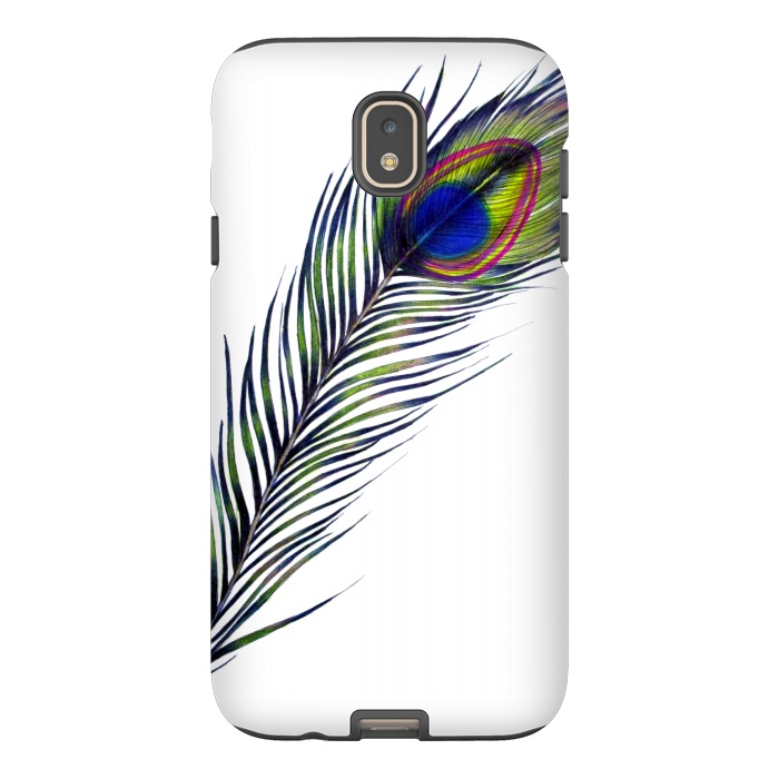 Galaxy J7 StrongFit The Peacock's Feather by ECMazur 