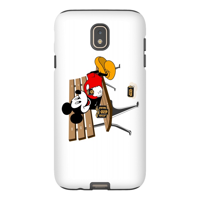 Galaxy J7 StrongFit Mickey Mouse Drinking Star Wars Beer by Alisterny