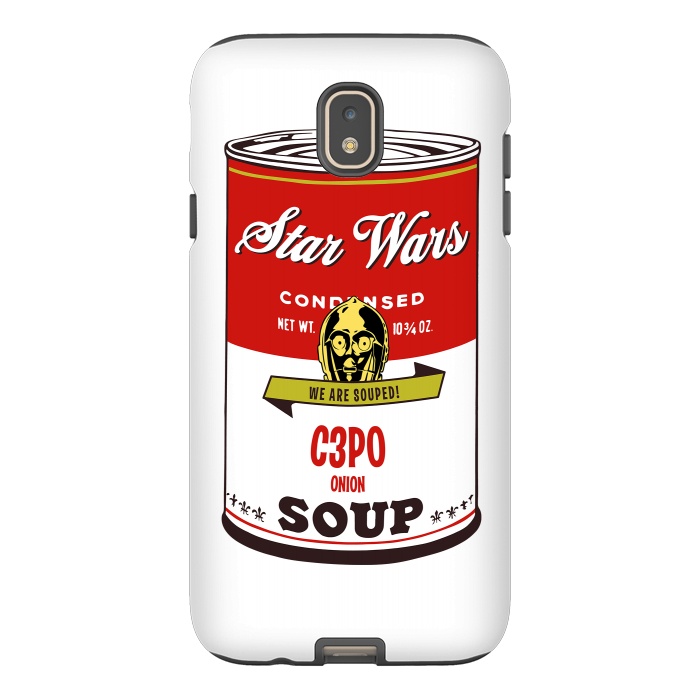 Galaxy J7 StrongFit Star Wars Campbells Soup C3PO by Alisterny