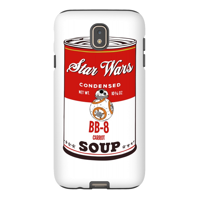 Galaxy J7 StrongFit Star Wars Campbells Soup BB-8 by Alisterny