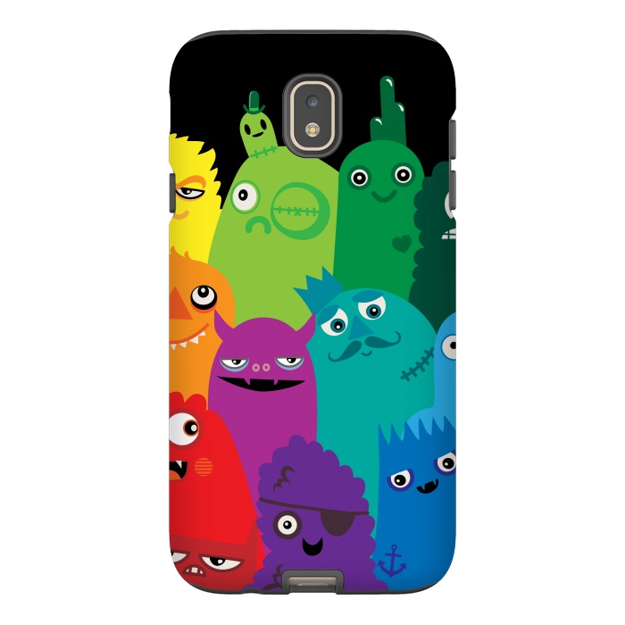 Galaxy J7 StrongFit Phone full of Monsters by Wotto