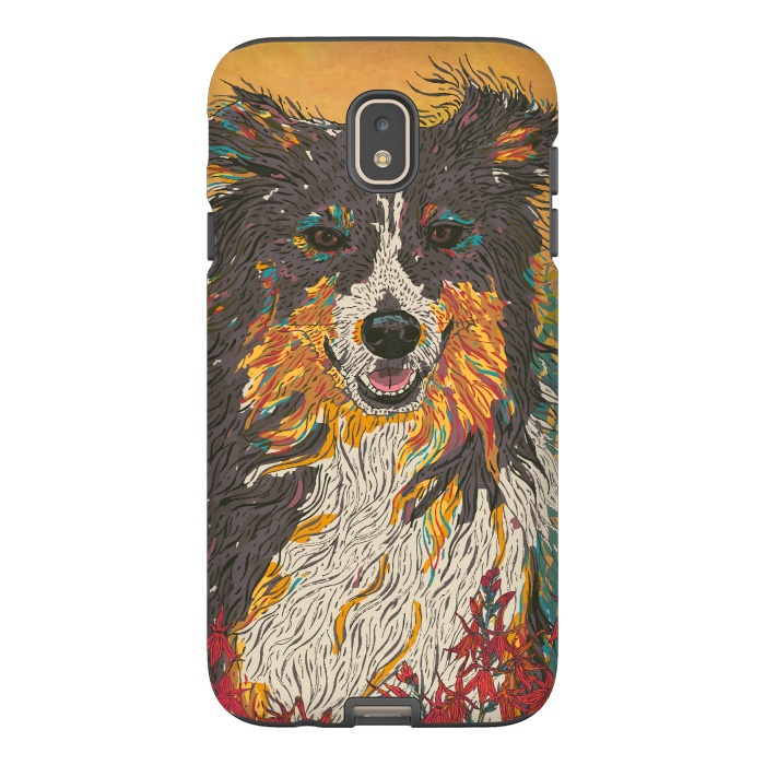 Galaxy J7 StrongFit Border Collie by Lotti Brown