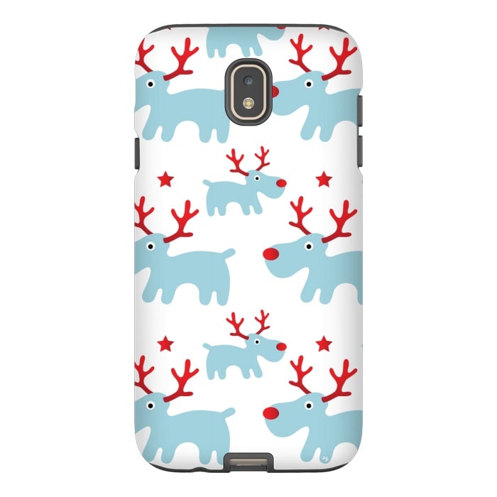 Galaxy J7 StrongFit Cute Reindeers by Martina