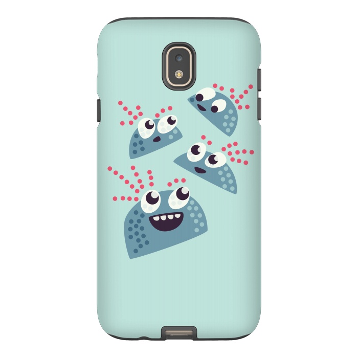 Galaxy J7 StrongFit Kawaii Cute Cartoon Candy Friends by Boriana Giormova