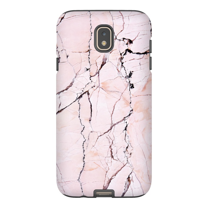 Galaxy J7 StrongFit Pink texture marble by Mmartabc