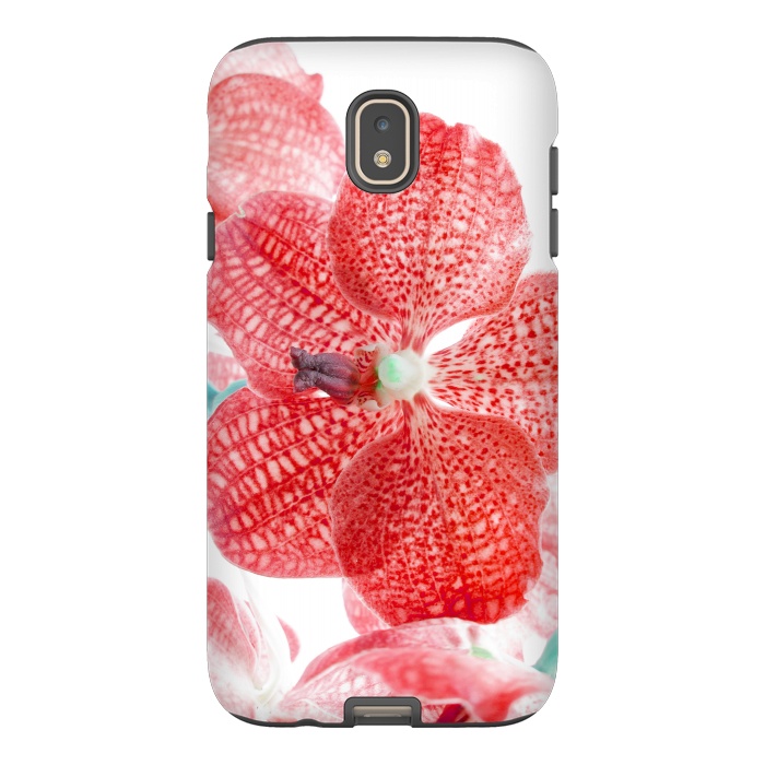 Galaxy J7 StrongFit Red Natures Flower by Bledi