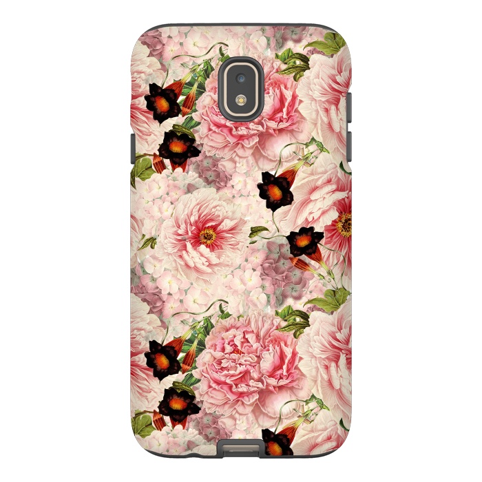 Galaxy J7 StrongFit Victorian Vintage Roses by  Utart