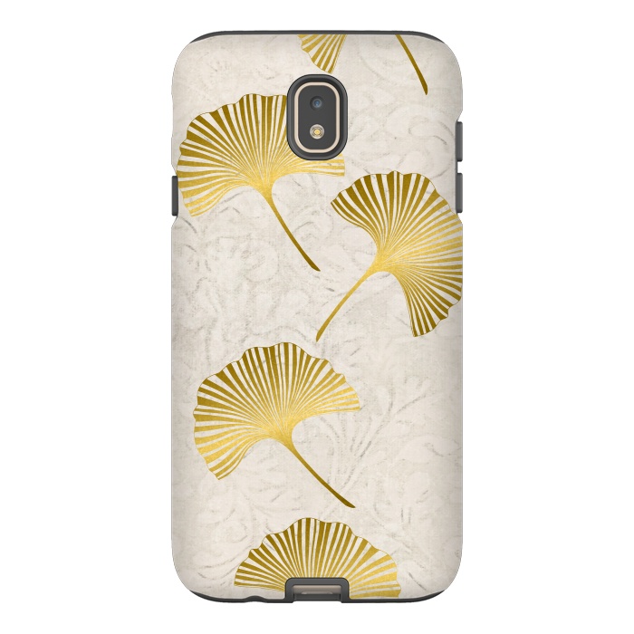 Galaxy J7 StrongFit Golden Gingko Leaves by Andrea Haase