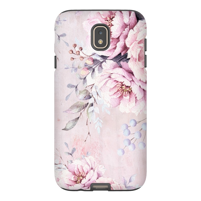 Galaxy J7 StrongFit Vintage roses and Peonies by  Utart