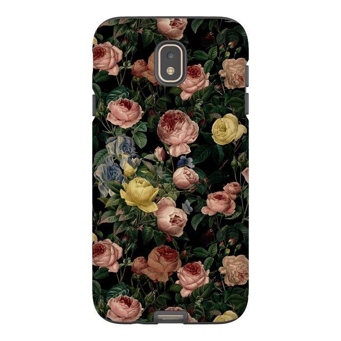 Galaxy J7 StrongFit Night Vintage Roses by  Utart