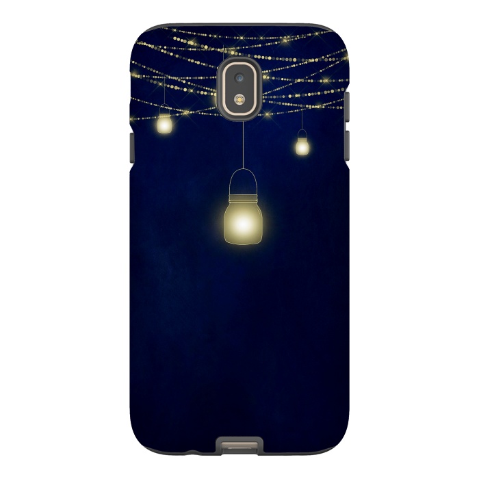Galaxy J7 StrongFit Sparkling Light Jars at night by  Utart