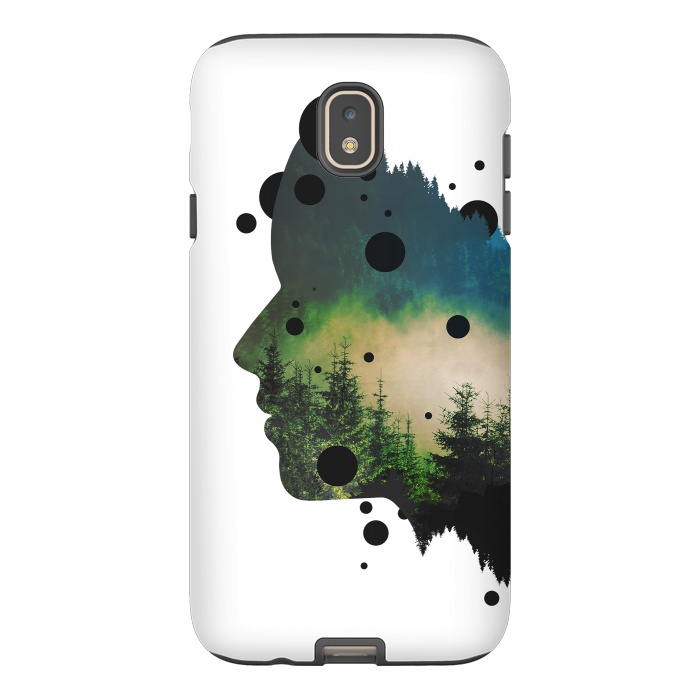 Galaxy J7 StrongFit Face Of The Forest by Sitchko