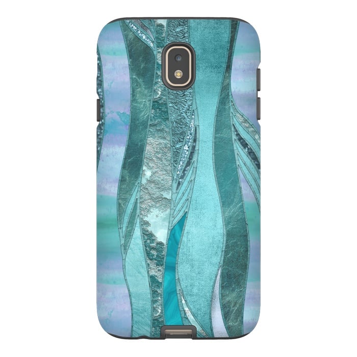 Galaxy J7 StrongFit Turquoise Green Glamour by Andrea Haase