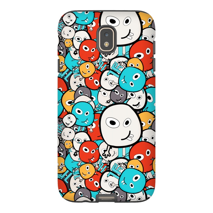 Galaxy J7 StrongFit colorful monsters by TMSarts
