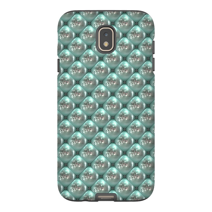 Galaxy J7 StrongFit Shiny Turquoise Pearls 2 by Andrea Haase