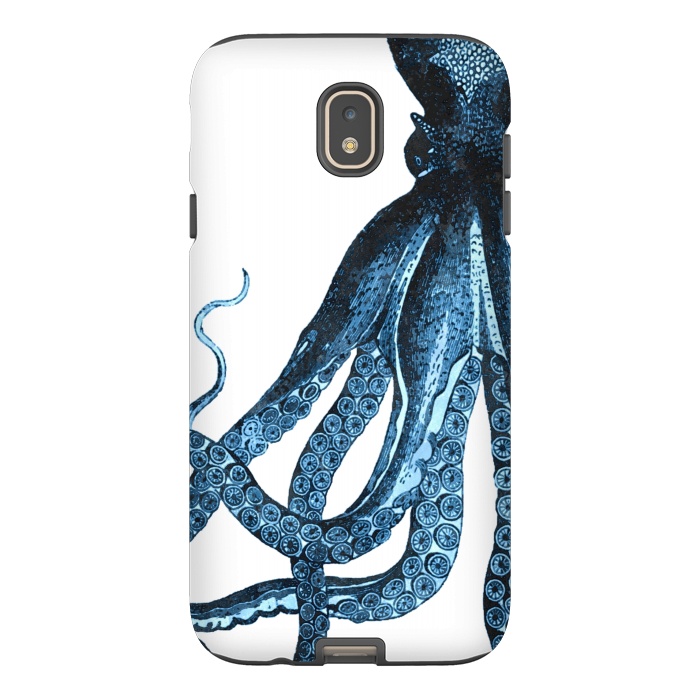 Galaxy J7 StrongFit Blue Octopus Illustration by Alemi