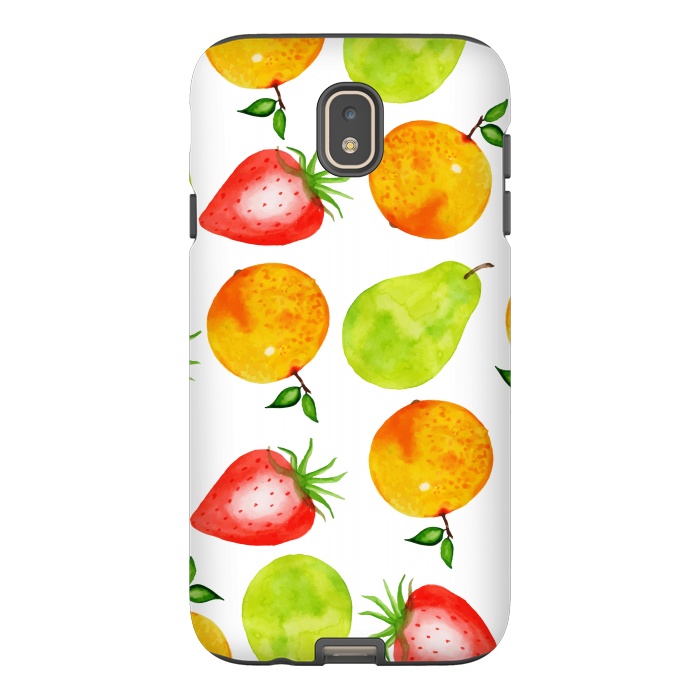 Galaxy J7 StrongFit Watercolor Summer Fruits by Bledi