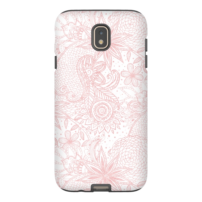 Galaxy J7 StrongFit Boho chic floral henna mandala image by InovArts