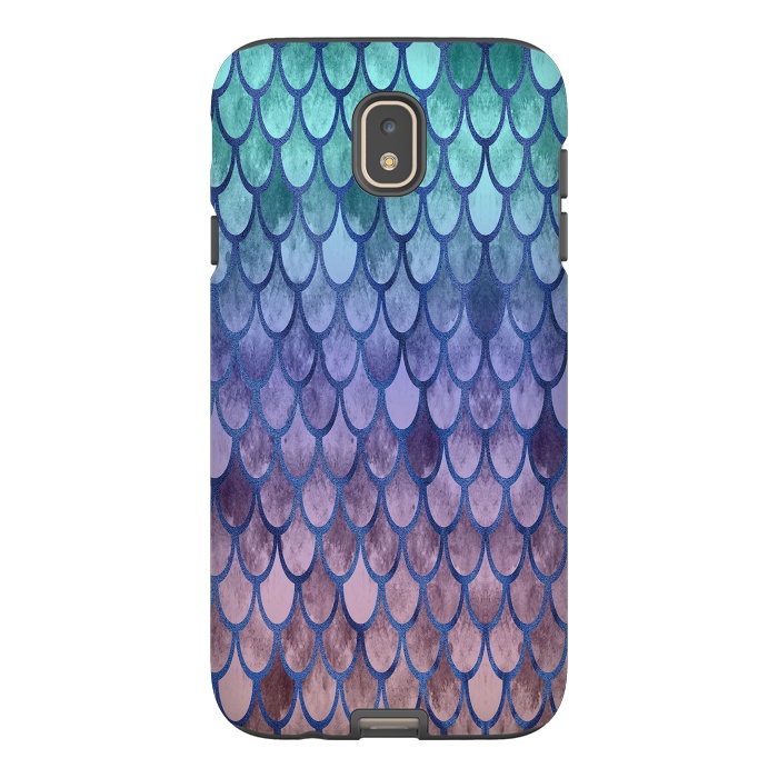 Galaxy J7 StrongFit Pretty Mermaid Scales 99 by Angelika Parker