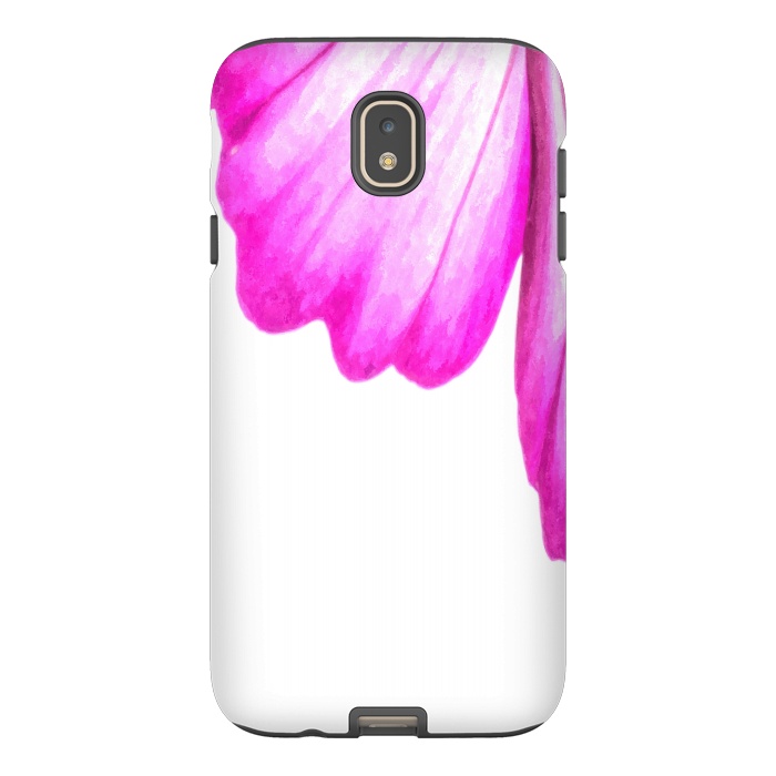 Galaxy J7 StrongFit Pink Flower Abstract by Alemi