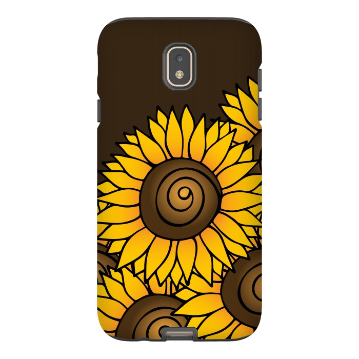 Galaxy J7 StrongFit Sunflower by Majoih