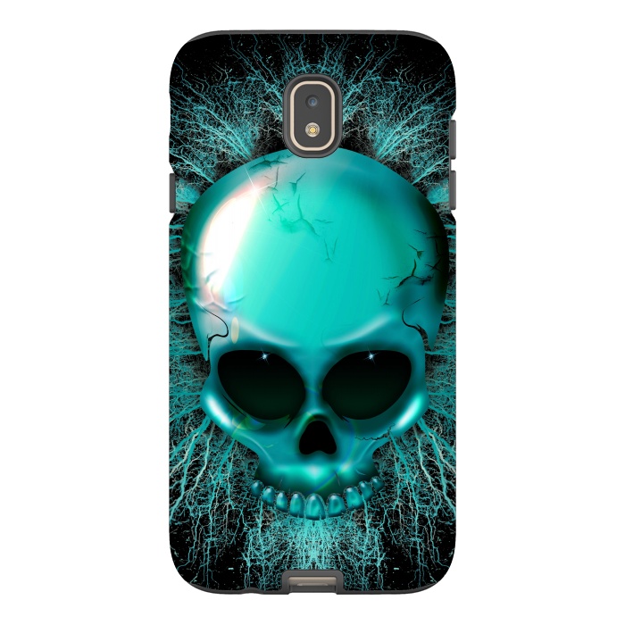 Galaxy J7 StrongFit Ghost Skull Hologram by BluedarkArt