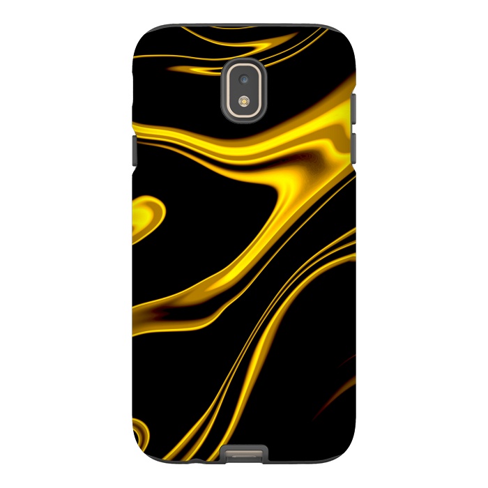 Galaxy J7 StrongFit Black and Gold by Ashley Camille
