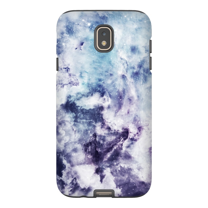 Galaxy J7 StrongFit Blue purple marble by Jms