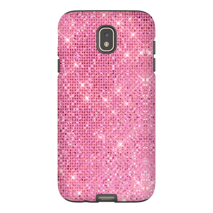 Galaxy J7 StrongFit Pink Glitter by Alemi