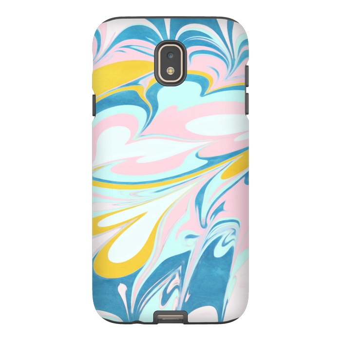Galaxy J7 StrongFit Melted Bubblegum Ice Cream by Micklyn Le Feuvre