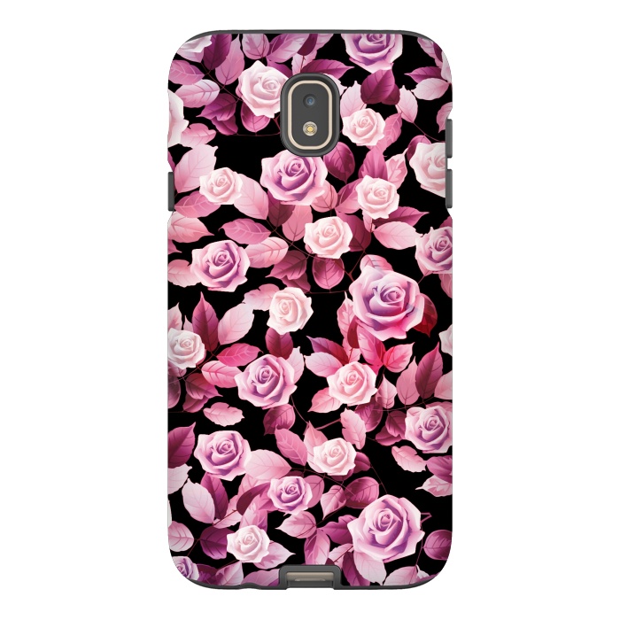 Galaxy J7 StrongFit Pink roses by Jms