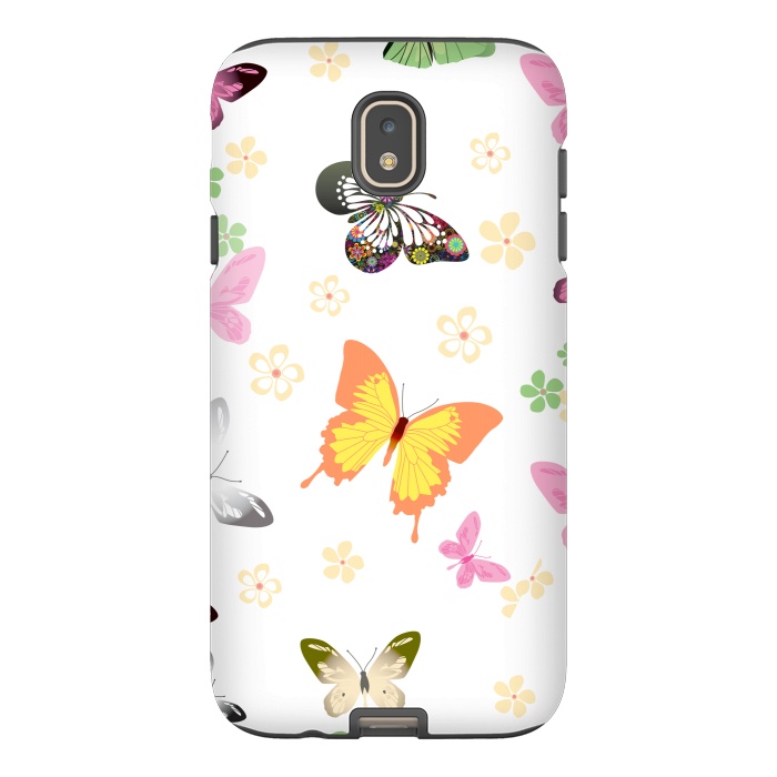 Galaxy J7 StrongFit Butterflies (colorful butterflies) 3 by Bledi