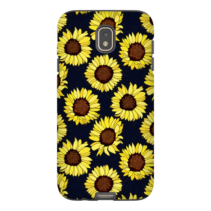 Galaxy J7 StrongFit Navy - Sunflowers Are The New Roses! by Tigatiga