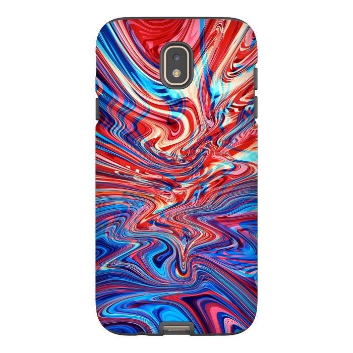 Galaxy J7 StrongFit Abstract Waves by Art Design Works