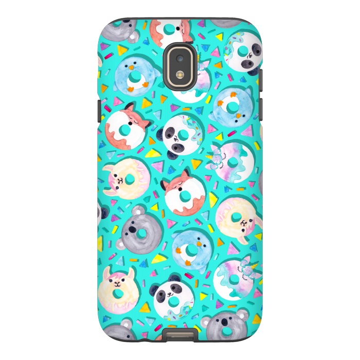 Galaxy J7 StrongFit Animal Donut Confetti by gingerlique