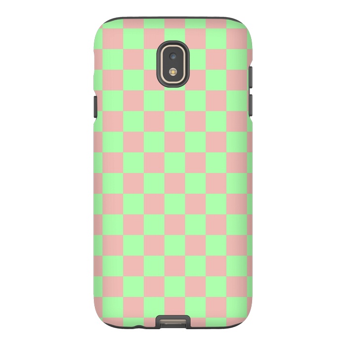 Galaxy J7 StrongFit Checkered Pattern I by Art Design Works
