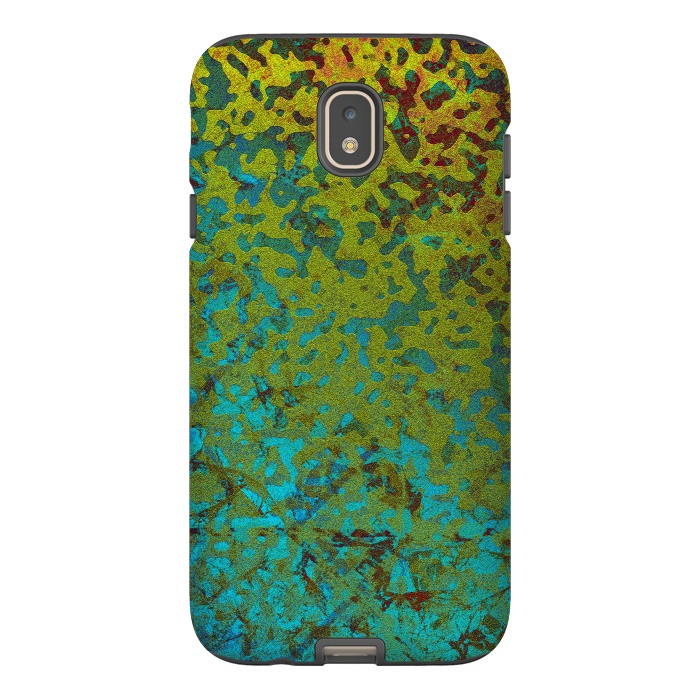 Galaxy J7 StrongFit Colorful Corroded Background G292 by Medusa GraphicArt
