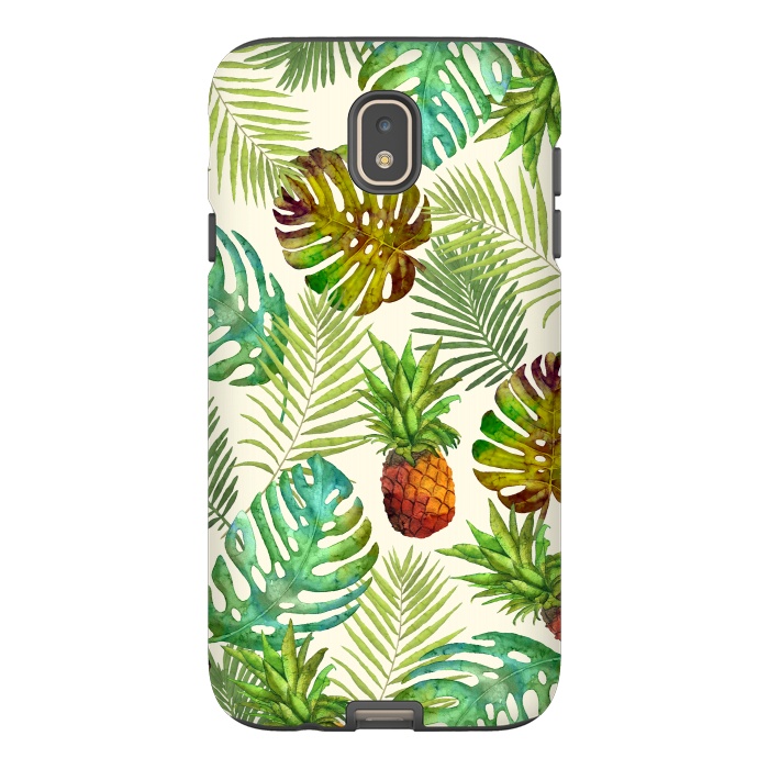 Galaxy J7 StrongFit Pineapple and Monstera by Creativeaxle