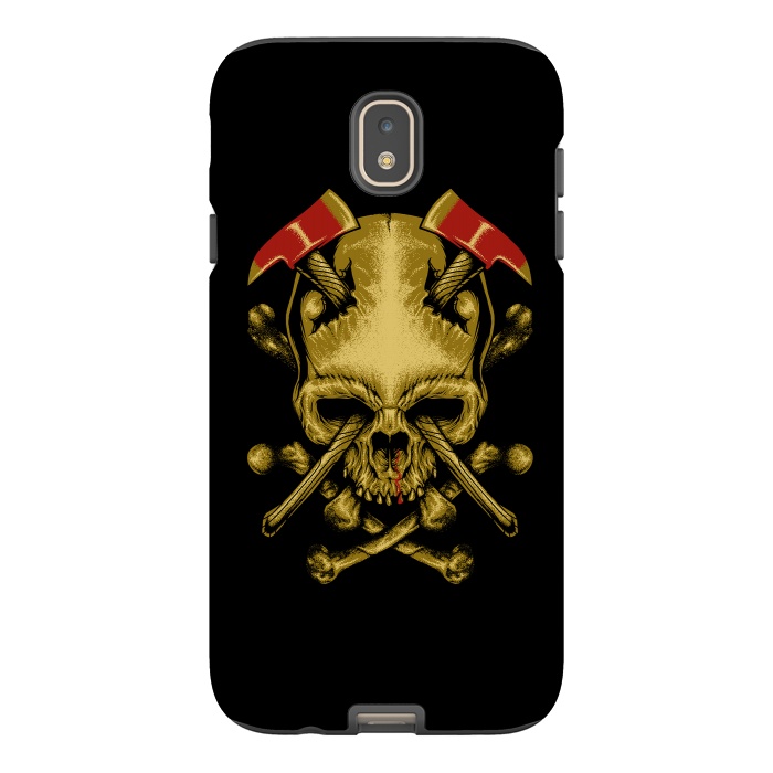 Galaxy J7 StrongFit Skull Axes by Afif Quilimo