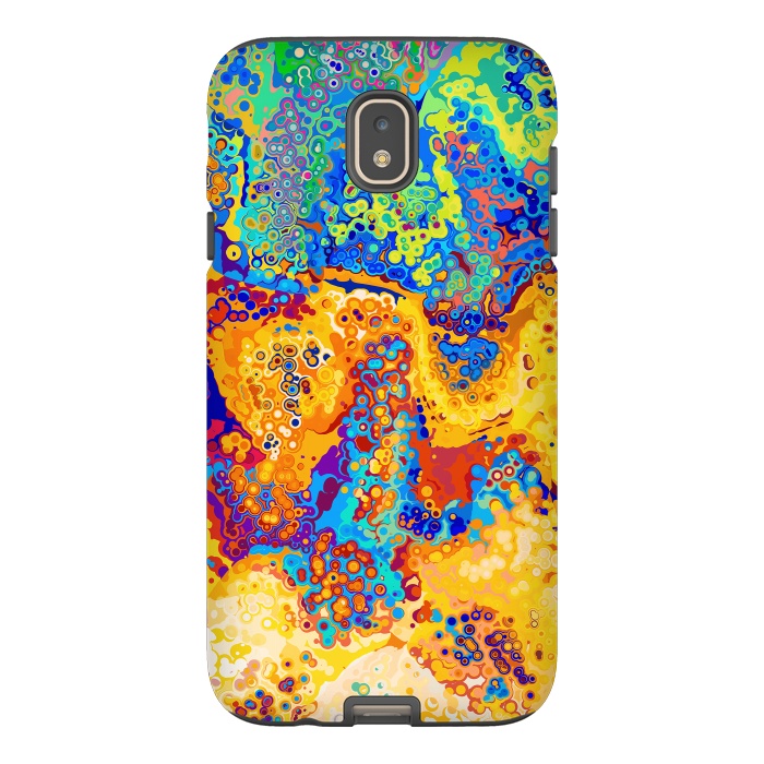 Galaxy J7 StrongFit Colorful Cells Pattern Design by Art Design Works